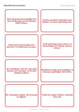 Güvenlik durum kartları