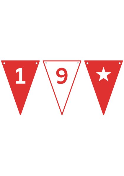 19 Mayıs Atatürk'ü Anma, Gençlik ve Spor Bayramı — Pano başlığı: flamalar (19 MAYIS)