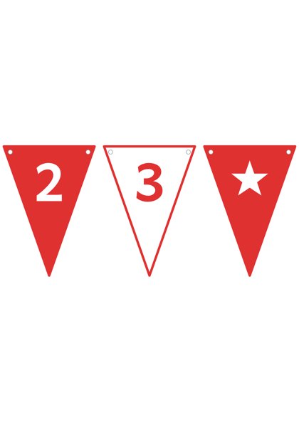 23 Nisan Ulusal Egemenlik ve Çocuk Bayramı — Pano başlığı: flamalar (23 NİSAN)
