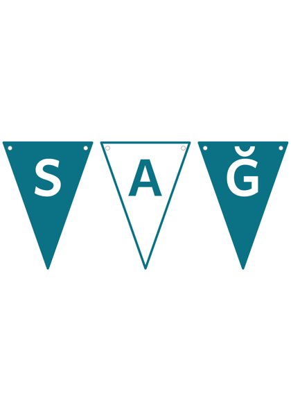Dünya Sağlık Günü — Pano başlığı: flamalar (SAĞLIKLI OL)
