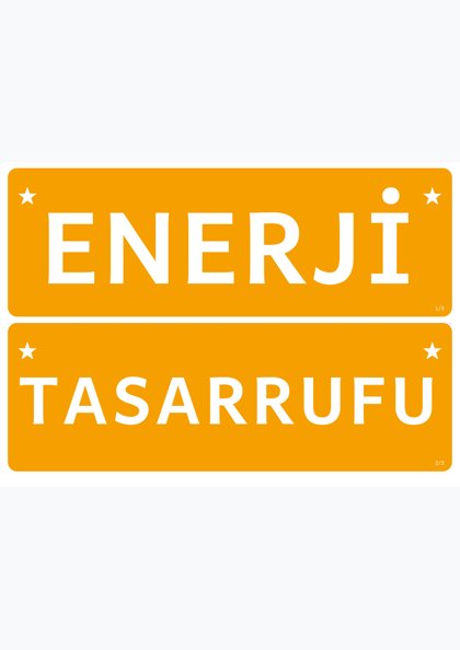 Enerji Tasarrufu Haftası — Pano başlığı: şerit (ENERJİ TASARRUFU HAFTASI)