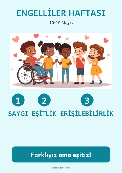 Engelliler Haftası — Afiş: Engelliler Haftası