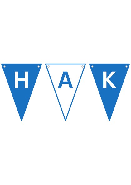 İnsan Hakları ve Demokrasi Haftası — Pano başlığı: flamalar (HAKLARIMIZ)