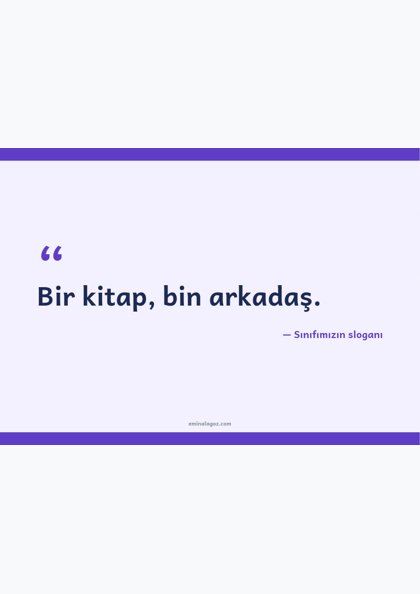 Kütüphaneler Haftası — Okuma sloganları