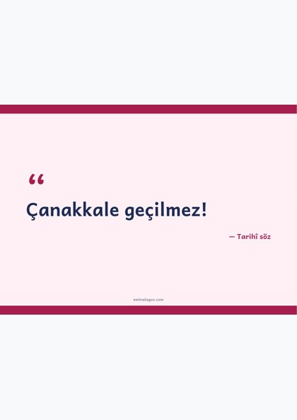 18 Mart Şehitler Günü ve Çanakkale Zaferi — Anma sözleri