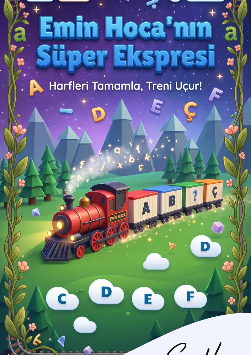 ALFABE EZBERLEME TREN OYUNU