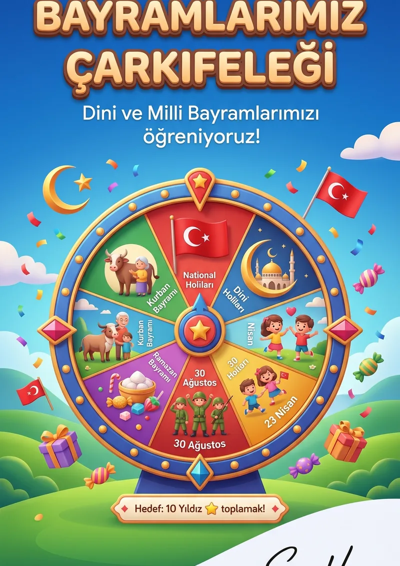 DİNİ VE MİLLİ BAYRAMLARIMIZ ÇARKIFELEK